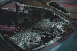 car accidents broken window